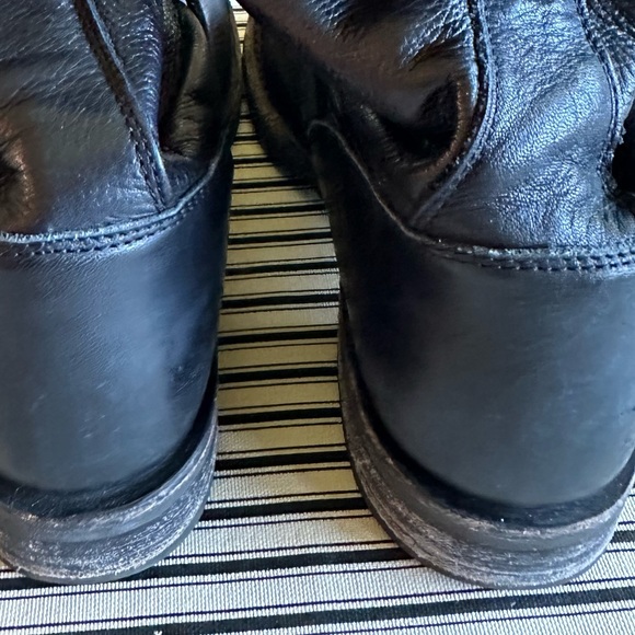 Frye Veronica Leather Buckle Short Moto Boots 8.5 B - Picture 7 of 7